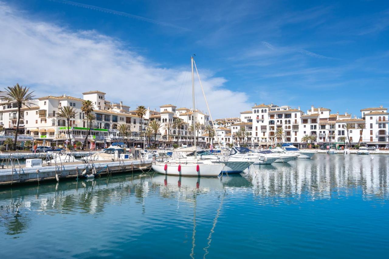 15 First Line Penthouse With Wonderful Seaview Near Duquesa Golf Manilva Andalucia Lägenhet Exteriör bild